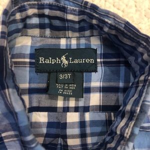 Boys Ralph Lauren 3T button down shirt